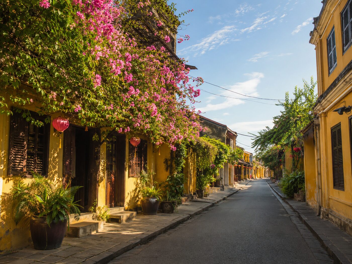 Phố cổ Hội An trong mùa ít mưa