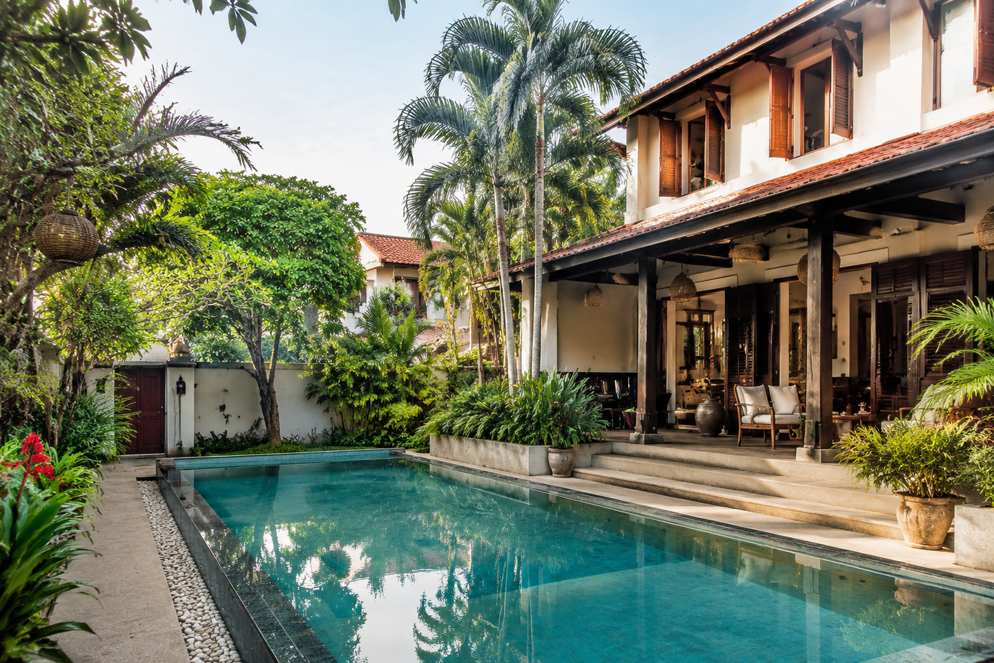 Đường xe đạp xanh mát nối khu villa Hội An với biển An Bàng